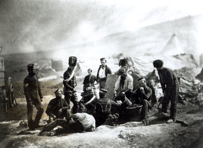 Soldiers in the Crimea by Roger Fenton